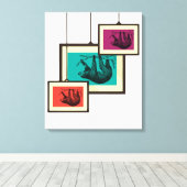 Sloth Leinwanddruck (Insitu (Holzboden))