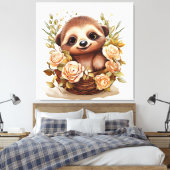 Sloth Leinwanddruck (Insitu (Schlafzimmer))