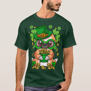 Sloth Leprechaun St. Patricks Day Kleeblatt Irish T-Shirt