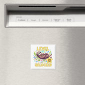 Sloth Level Unlock Birthday Gamer Design Magnet (In Situ (Geschirrspüler))