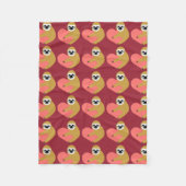 Sloth-Liebe Fleecedecke (Vorderseite)