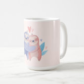 Sloth Liebe Kaffeetasse (VorderseiteRechts)