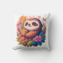 Sloth Liebhaber Gift Kissen