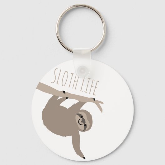 Sloth Life Key Chain Schlüsselanhänger (Vorderseite)