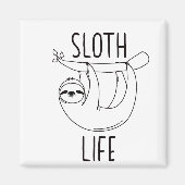 Sloth Life Kühlschrankmagnet (Vorne)