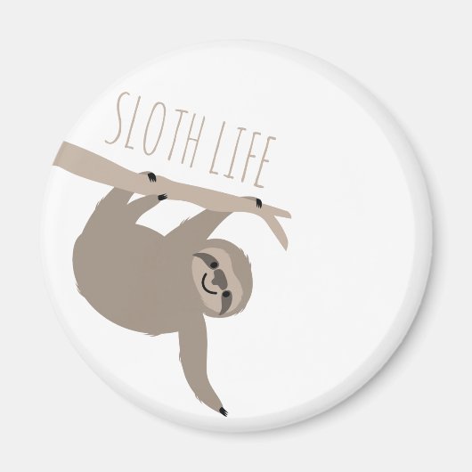 Sloth Life Magnet (Vorne)