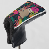 Sloth Life - Nehmen Sie es langsam Golf Headcover (3/4 Vorderseite)