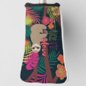 Sloth Life - Nehmen Sie es langsam Golf Headcover (Rotieren 90)