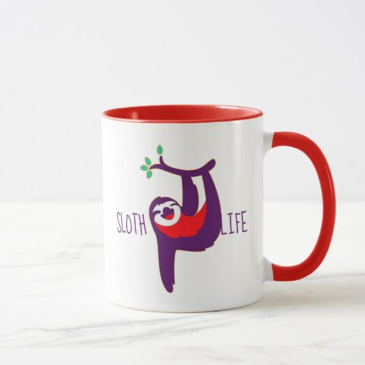 Sloth Life-Tasse Tasse (Rechts)