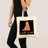 Sloth Live Slow Toe Bag Tragetasche (Vorderseite (Produkt))