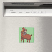 Sloth Llama Hugging Magnet (In Situ (Geschirrspüler))