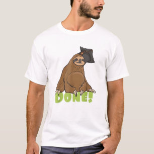 Sloth Lustig Klasse 2024 Schule Hochschule Abschlu T-Shirt