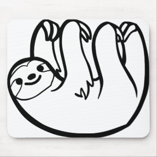 Sloth lustig mousepad