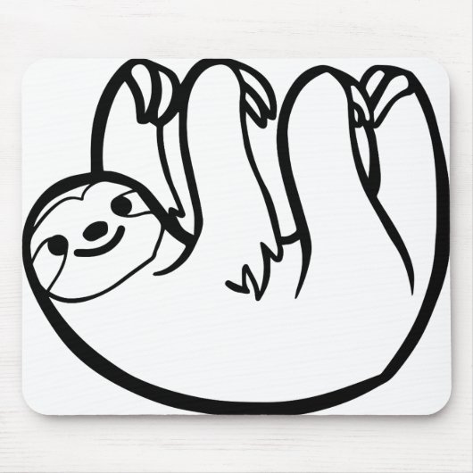 Sloth lustig mousepad (Vorne)