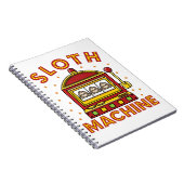 Sloth Machine Slots Spielautomat Casino Notizblock (Rechte Seite)