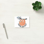 Sloth macht mein Bestes Post-it Klebezettel (Büro)