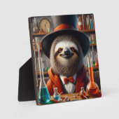 Sloth Mad Scientist Fotoplatte (Vorderseite)