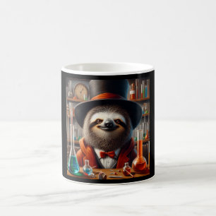 Sloth Mad Scientist Kaffeetasse