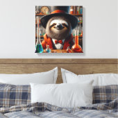 Sloth Mad Scientist Leinwanddruck (Insitu (Schlafzimmer))