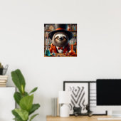 Sloth Mad Scientist Poster (Heimbüro)