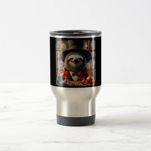 Sloth Mad Scientist Reisebecher (Mittel)