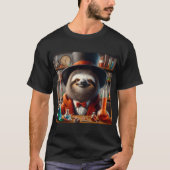 Sloth Mad Scientist T-Shirt (Vorderseite)