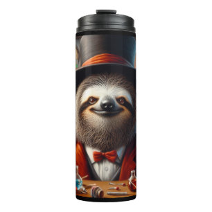 Sloth Mad Scientist Thermosbecher
