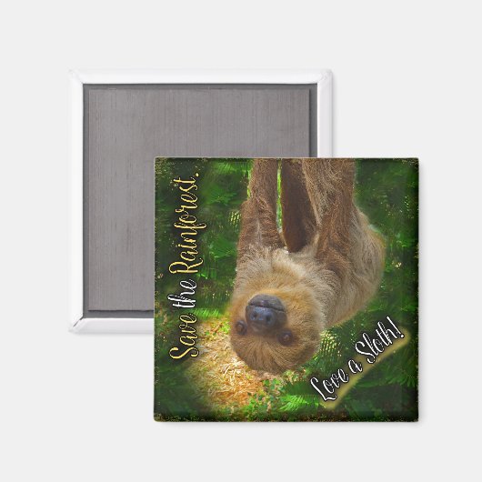 Sloth Magnet (Vorderseite/Rückseite)
