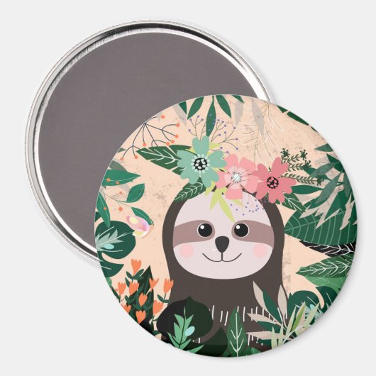 Sloth Magnet (Vorderseite/Rückseite)