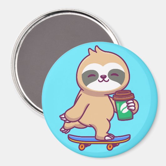 Sloth Magnet (Vorderseite/Rückseite)