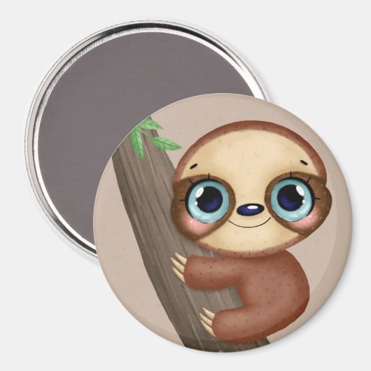 Sloth Magnet (Vorderseite/Rückseite)