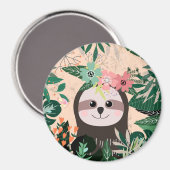 Sloth Magnet (Vorderseite/Rückseite)