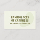 Sloth Mailable Hug Cards Telefonnummerkarte (Rückseite)