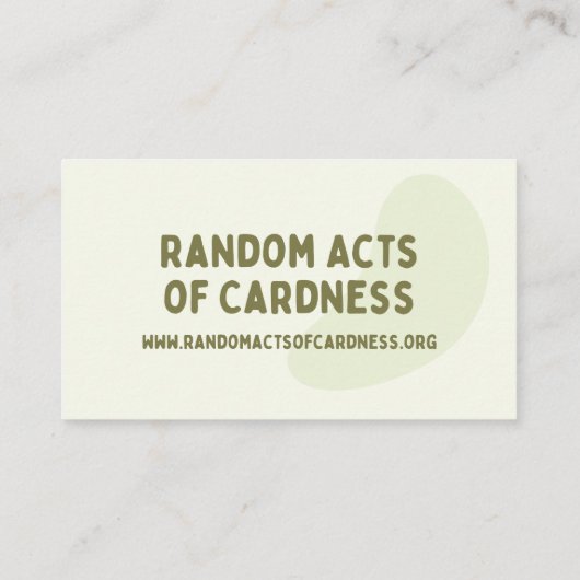 Sloth Mailable Hug Cards Telefonnummerkarte (Rückseite)