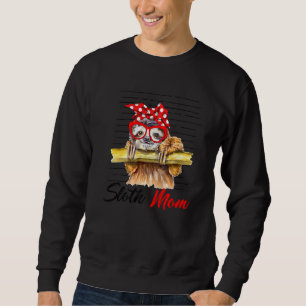 Sloth Mama Rosie The Riveter Tribute Sweatshirt