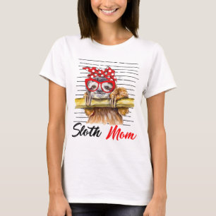Sloth Mama T - Shirt - Embrackes Chill