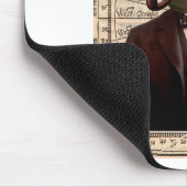 Sloth-Mann viktorianisches Steampunk anthropomorph Mousepad (Ecke)