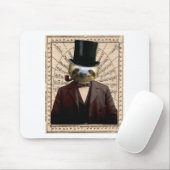 Sloth-Mann viktorianisches Steampunk anthropomorph Mousepad (Mit Mouse)