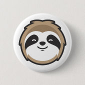 Sloth Mascot Button (Vorderseite)