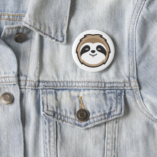 Sloth Mascot Button (Beispiel)