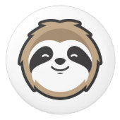Sloth Mascot Keramikknauf (Vorderseite)
