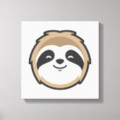 Sloth Mascot Leinwanddruck (Vorderseite)