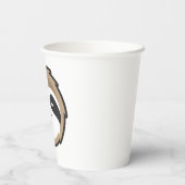 Sloth Mascot Pappbecher (Rückseite)