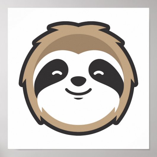 Sloth Mascot Poster (Vorne)