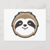 Sloth Mascot Postkarte (Vorderseite)