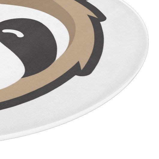 Sloth Mascot Schneidebrett (Ecke)
