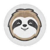 Sloth Mascot Schneidebrett (Vorderseite)