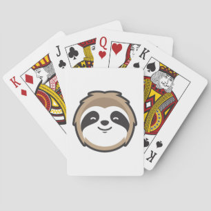 Sloth Mascot Spielkarten