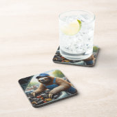 Sloth Mechanic Getränkeuntersetzer (Rechte Seite)