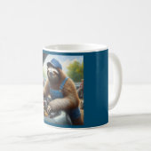 Sloth Mechanic Kaffeetasse (VorderseiteRechts)